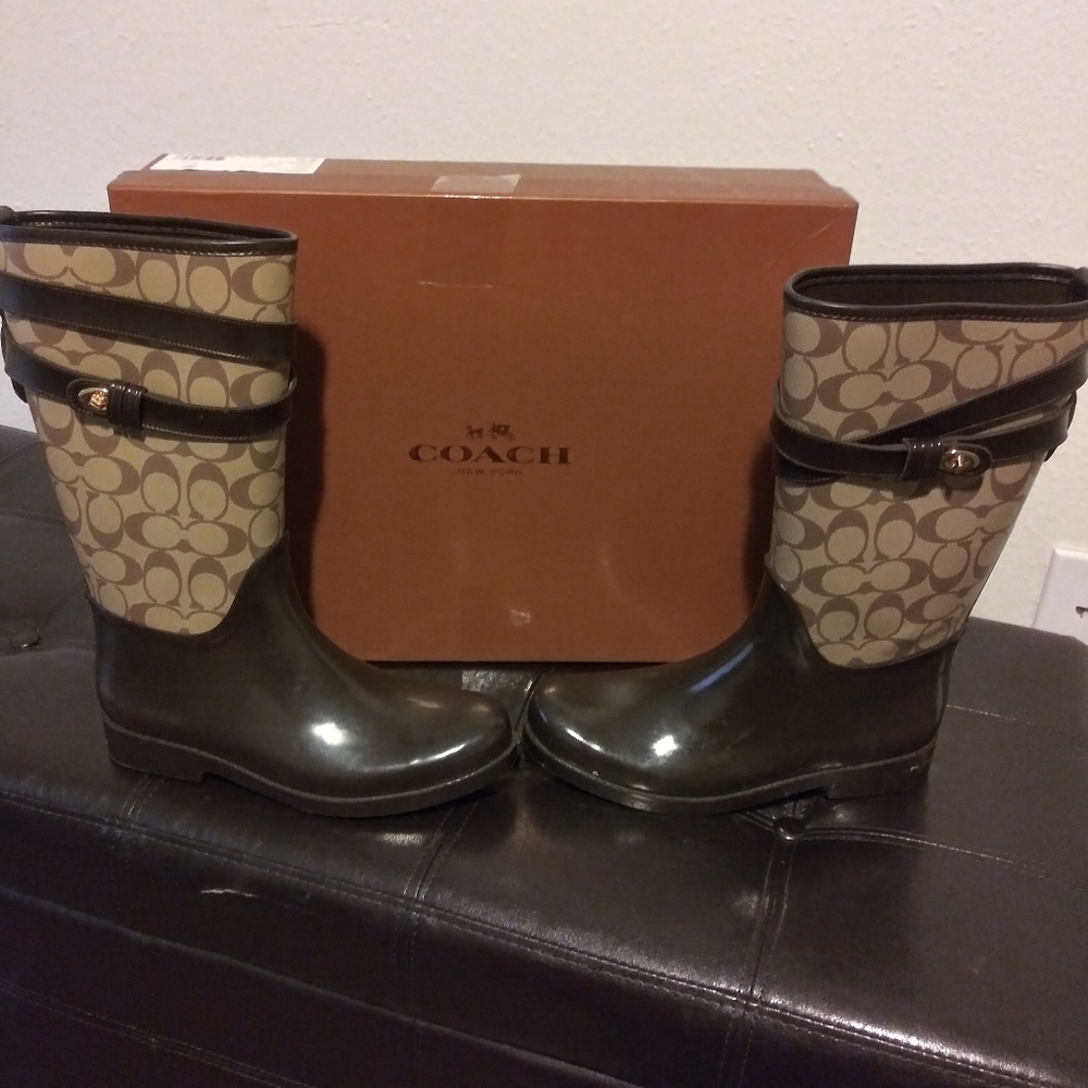 Coach rain boots - Picture 2 of 3